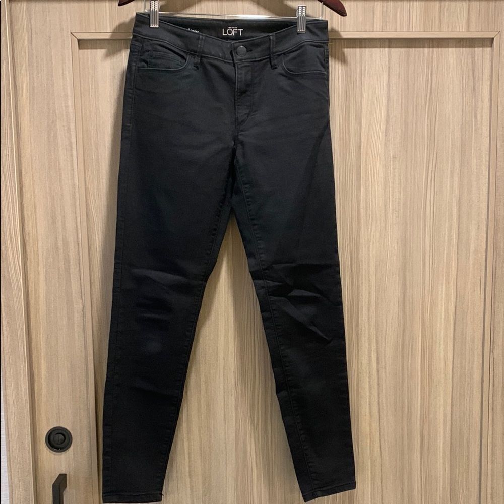 ANN TAYLOR LOFT Black Skinny Jeans Modern Fit